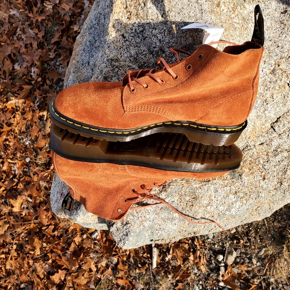 Dr. Martens Suede Leather Boots Made in England Size 11, USA Men's Size 12 - Picture 7 of 15